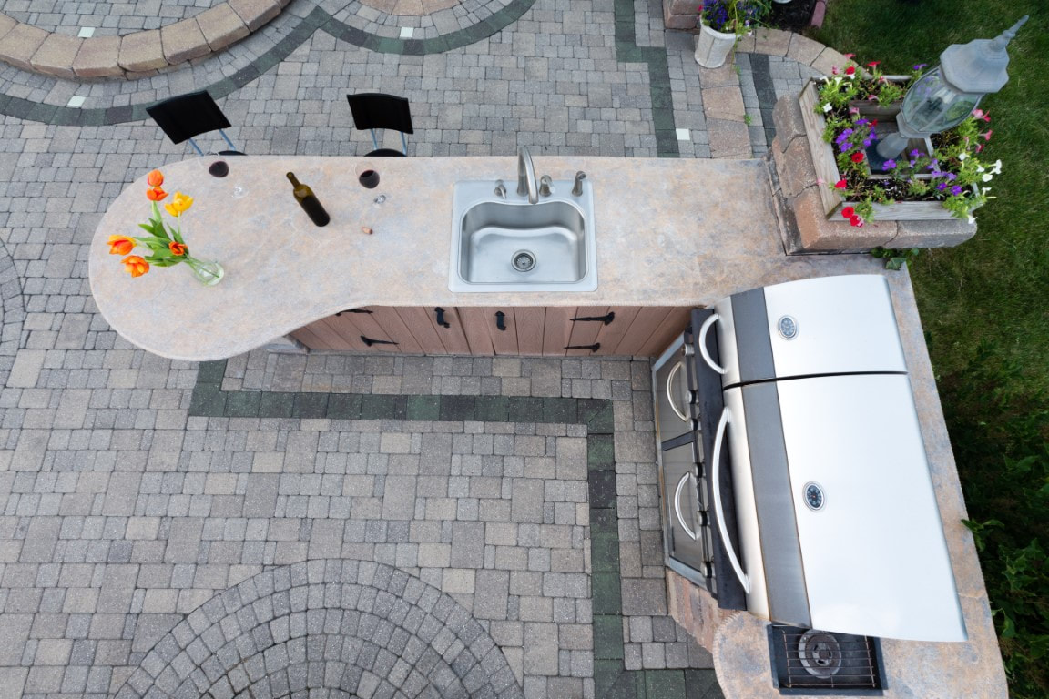 An image of Outdoor Kitchen Island in Boca Raton, FL